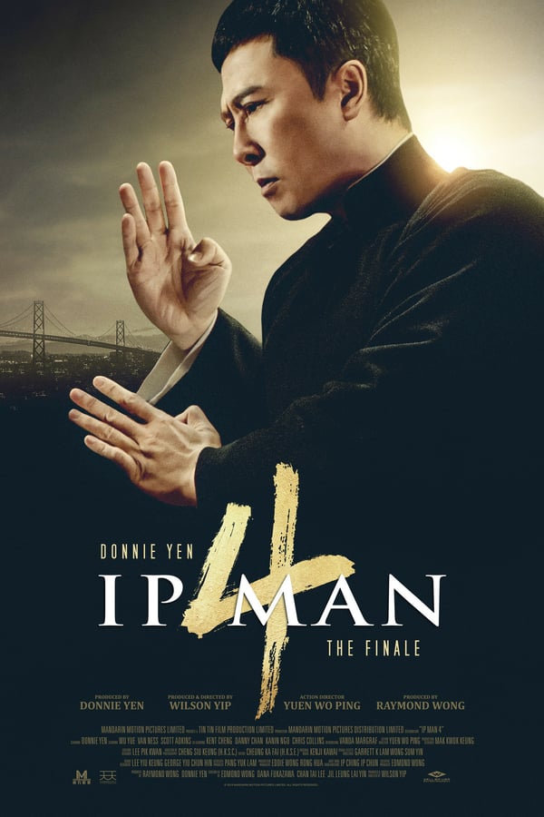 Following the death of his wife, Ip Man travels to San Francisco to ease tensions between the local kung fu masters and his star student, Bruce Lee, while searching for a better future for his son.