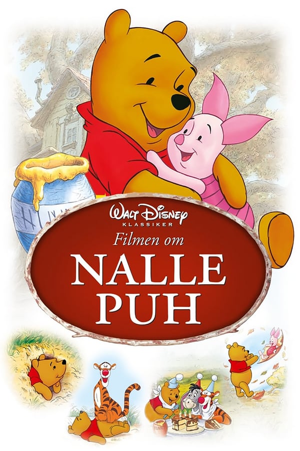 Med inspiration hämtad från A.A. Milnes bok om Nalle Puh, skapade Disney sin 22:a klassiker. En bedårande långfilm om den tankspridda lilla björnen med mycket liten hjärna, men med ett mycket stort hjärta.  I tre sammanvävda berättelser, Nalle Puh och Honungsträdet, Nalle Puh och den Stormiga Dagen och Nalle Puh och Tiger, får vi följa med Nalle Puh och hans vänner på äventyr i Sjumilaskogen. Men också hur de förhåller sig till livet, i både ord och handling.  Fylld med tänkvärda klokheter och stor vänskap sprider Nalle Puh, Nasse, Tiger, Kanin och alla de andra vännerna glädje till både små och stora.  FILMEN OM NALLE PUH är en av Disneys mest charmerande klassiker någonsin. En film värd att se, älska och äga.