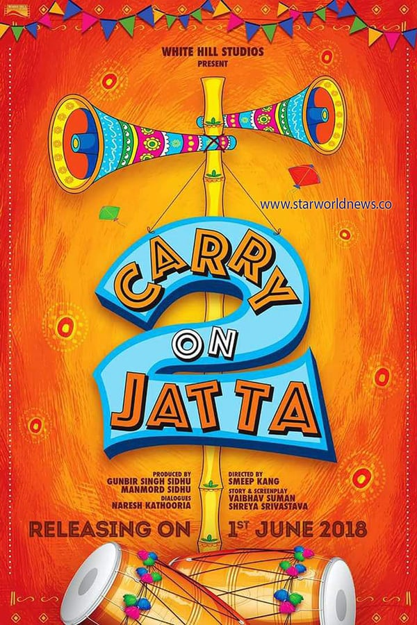 Carry on Jatta 2 picks up the fun where Carry on Jatta ends. The story follows Jass, an orphan, but a happy-go-lucky guy whose sole purpose in life is to go to Canada by any means possible. After numerous attempts of going to Canada and many taunts faced from his landlord, Advocate Dhillon and his best friend Goldy, Jass decides that marrying a Canadian girl is the only way he can fulfil his dream. Jass appoints his friend Honey to the task, who then introduces him to Meet an NRI.  Jass succeeds in wooing Meet but the confusion begins to rise as he learns more about the particular qualities Meet wants in her future husband. What kind of tricks and sticky situations do Jass, Goldy and Honey get themselves into throughout the quest of fulfilling Jass's Canadian dream?