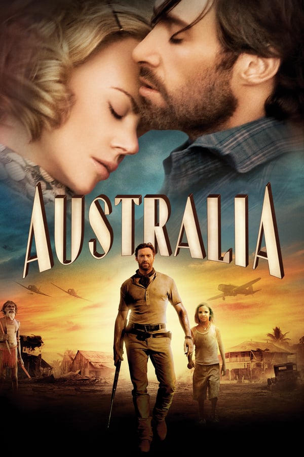 Set in northern Australia before World War II, an English aristocrat who inherits a sprawling ranch reluctantly pacts with a stock-man in order to protect her new property from a takeover plot. As the pair drive 2,000 head of cattle over unforgiving landscape, they experience the bombing of Darwin by Japanese forces firsthand.