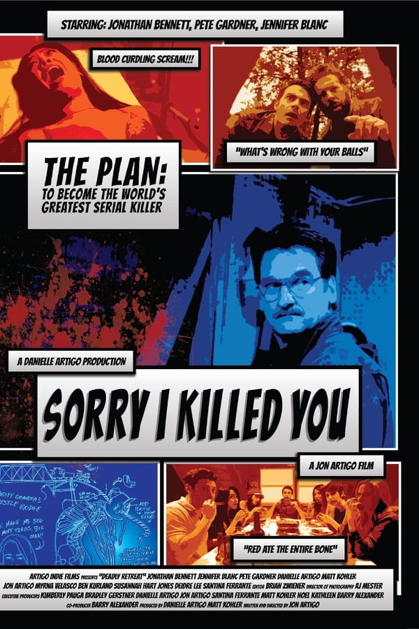 A serial killer's detailed blueprints are thwarted when his would-be victims, co-workers on an office retreat, begin to turn on each other. He finds himself caught in between his own plans and the unplanned murders by the jealous, backstabbing co-workers he intends to kill.