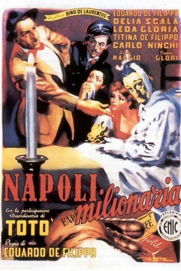 Da una commedia teatrale di Eduardo. Vicende tragicomiche nella Napoli a cavallo tra la Seconda Guerra e la liberazione.