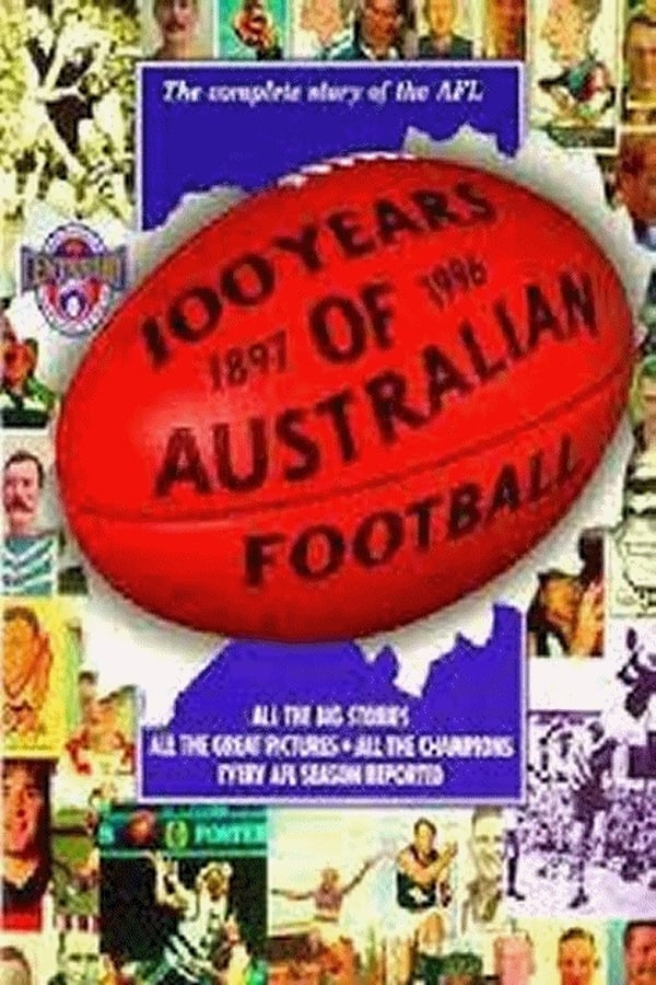 Based on the book published the same year, 100 Years of Australian Football explores the 100 year past of Australia's national game. Covering the history of the Victorian/Australian Football League covering the period 1897 to 1996, the documentary is an exhilarating chronicle, including lively reporting and analysis of the big issues and stirring accounts of the legendary players, teams and coaches.
